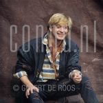 25-09-1985 Benny Neyman at location in  Amsterdam.

[keywords]Posed, Half Length, Smiling[/keywords]